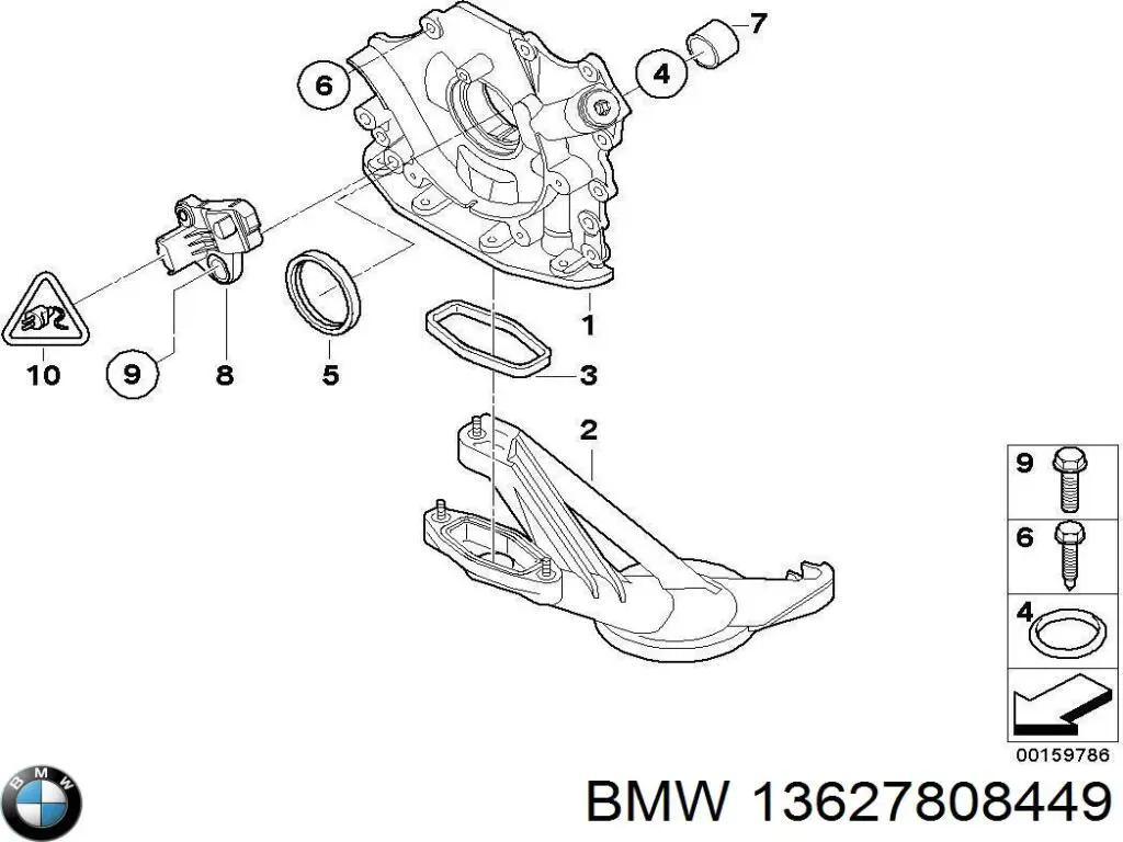Sensor de posición del cigüeñal Ford Fiesta JH, JD