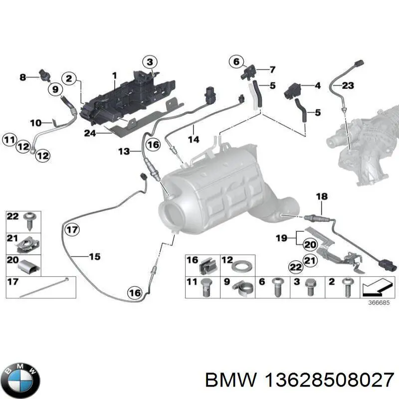 Bombeadora de agua BMW 13628508027 precio, desde 75,23 EUR