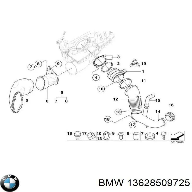 Medidor de flujo de aire BMW 13628509725 precio, desde 91,48 EUR