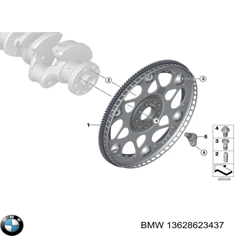 Generador de impulsos, cigüeñal  BMW 13628623437 precio, desde 50,82 EUR