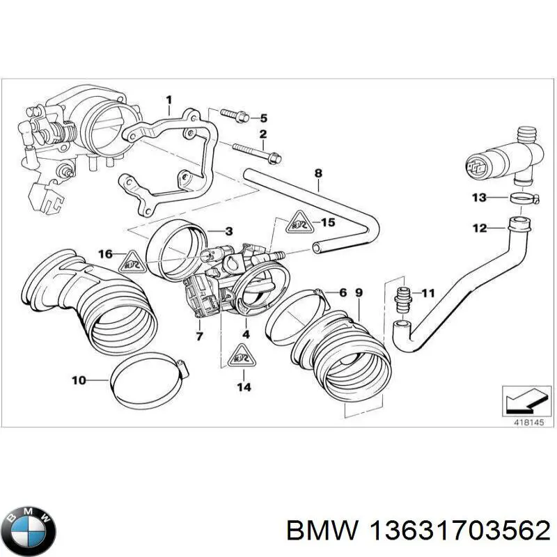 13631703562 BMW sensor tps