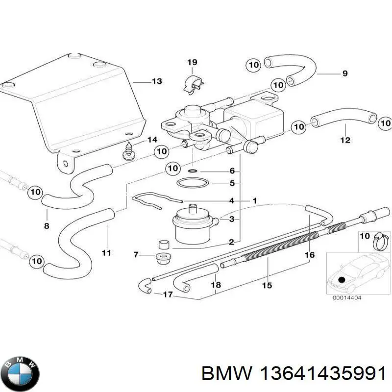 13641435991 BMW inyector
