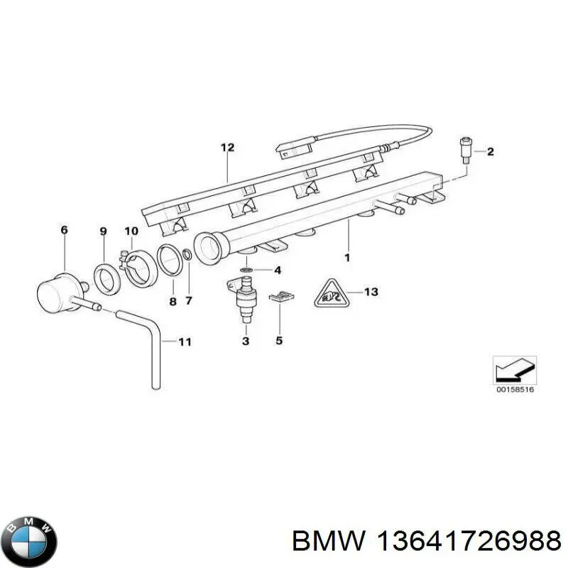 Inyector de combustible BMW 5 E28