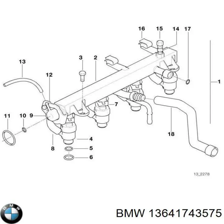 Arandela de asiento del inyector BMW 13641743575 precio, desde 11,66 EUR