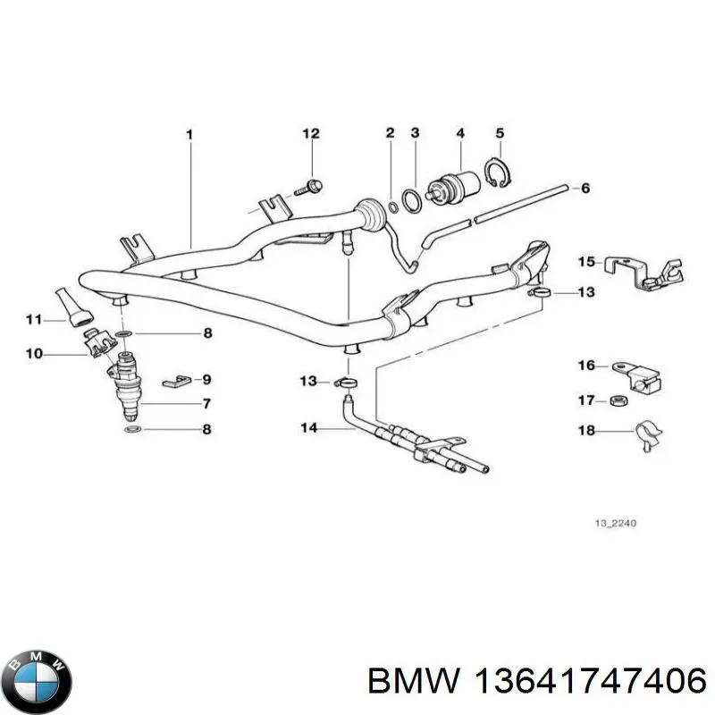 Comprar 13641747406 BMW Inyector