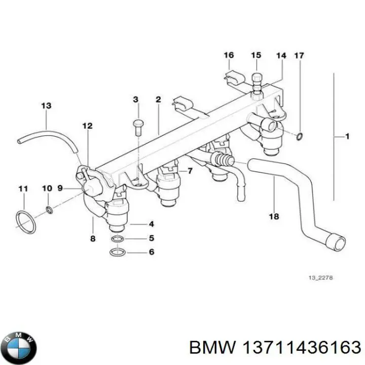 Comprar 13711436163 BMW 