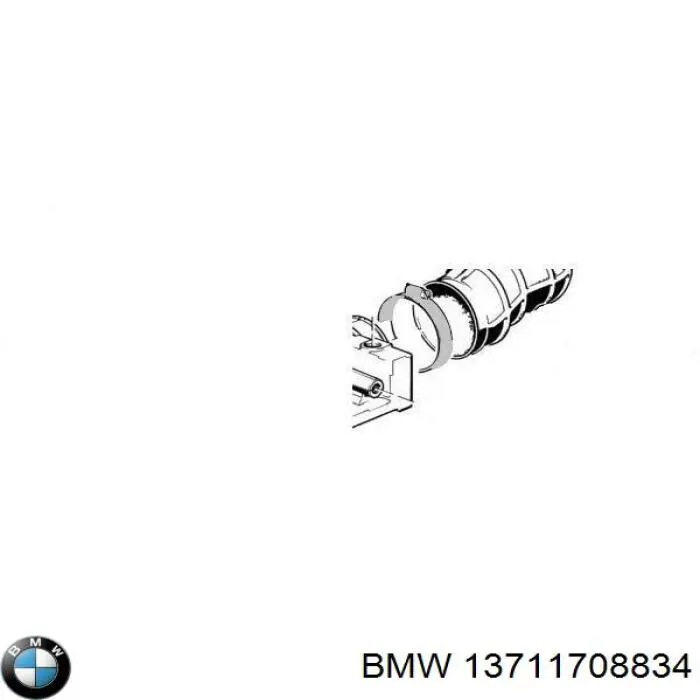 Manguito de aire del medidor de masa de aire 13711708834 BMW
