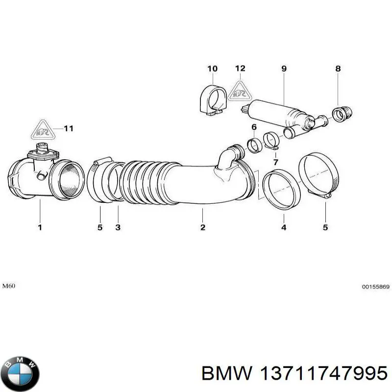 Comprar BF0427330040 Bapmic Manguito de aire del medidor de masa de aire