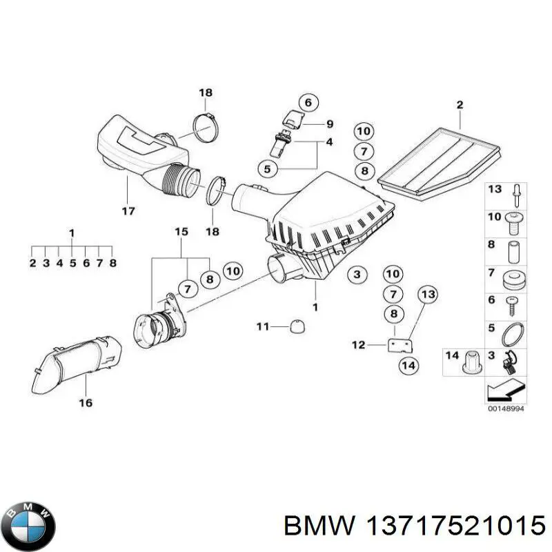  BMW 13717521015 precio, desde 24,54 EUR