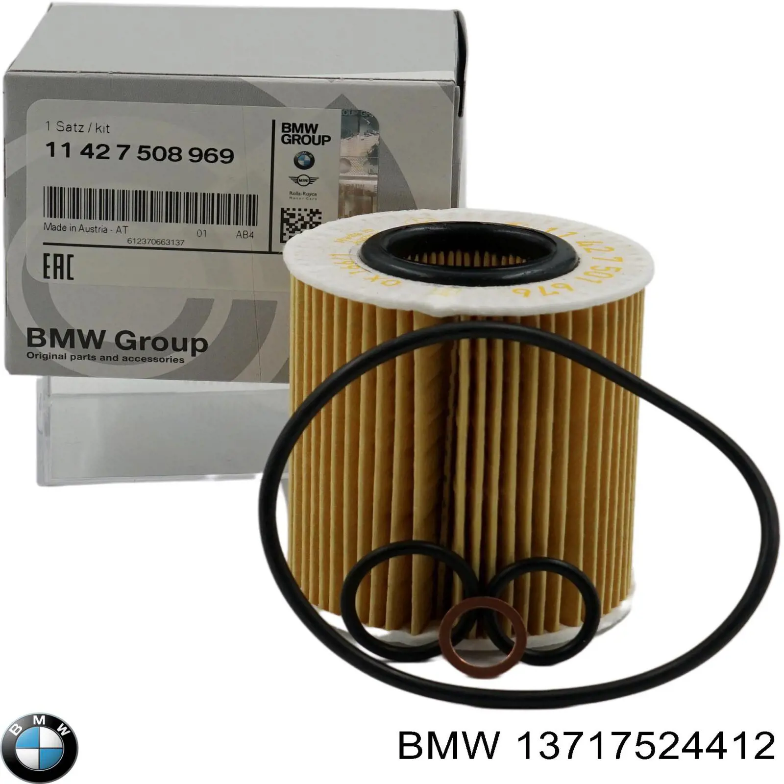13717524412 BMW Filtro de aire de motor