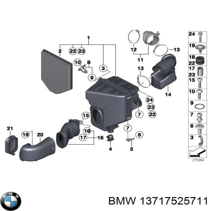 Soportes de motor BMW 13717525711 precio, desde 9,44 EUR