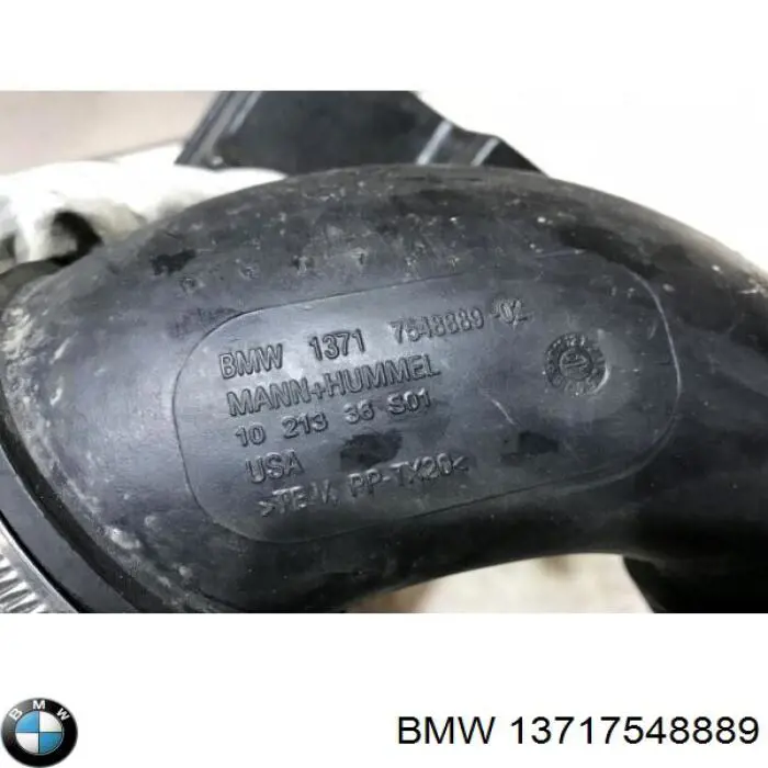 Manguito de aire del medidor de masa de aire 13717548889 BMW