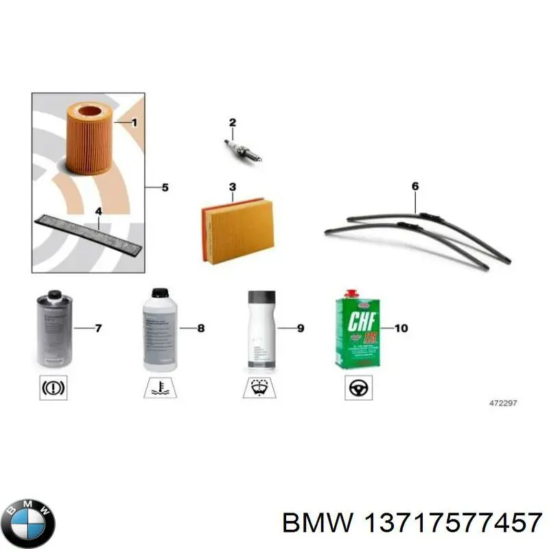 13717577457 BMW filtro de aire
