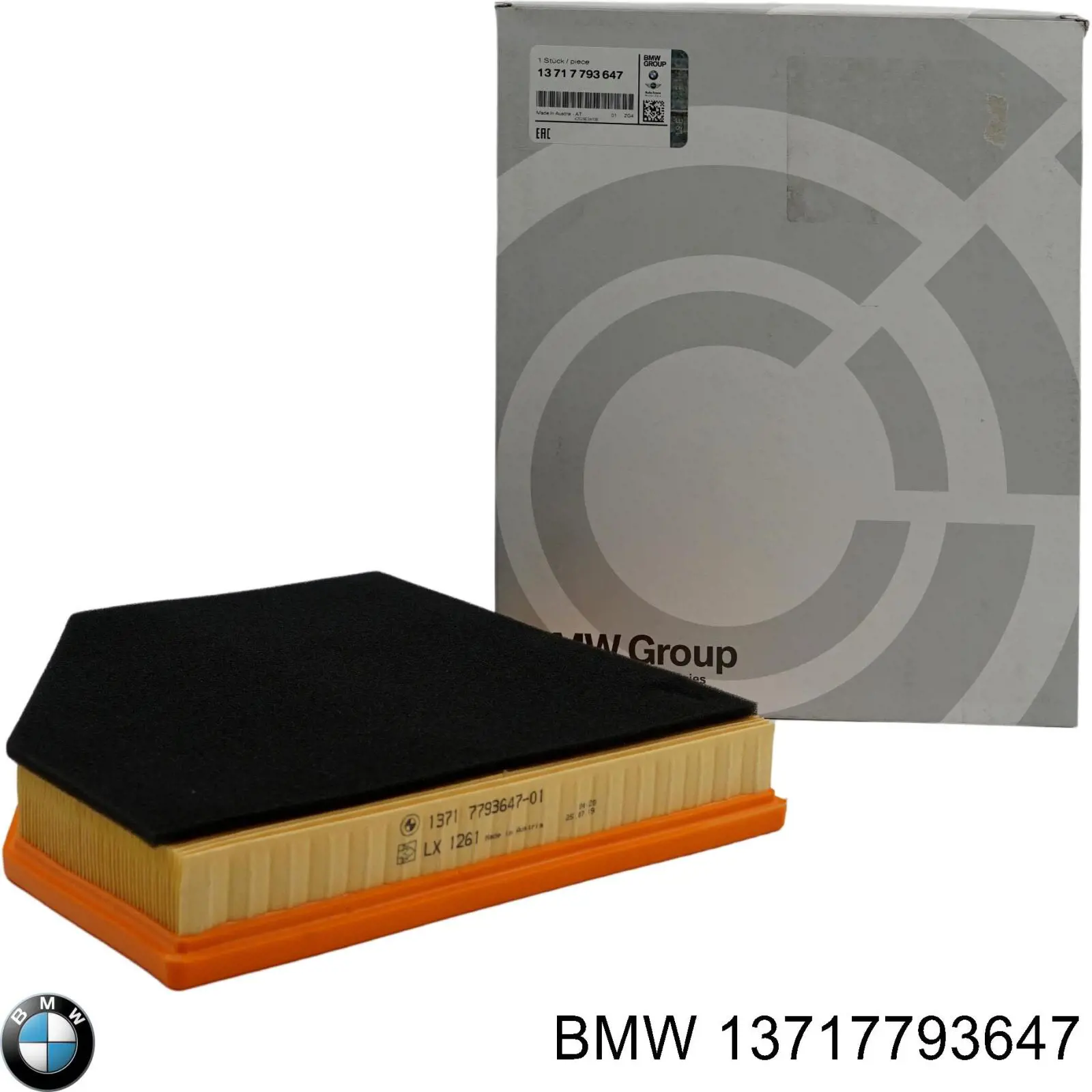 13717793647 BMW filtro de aire