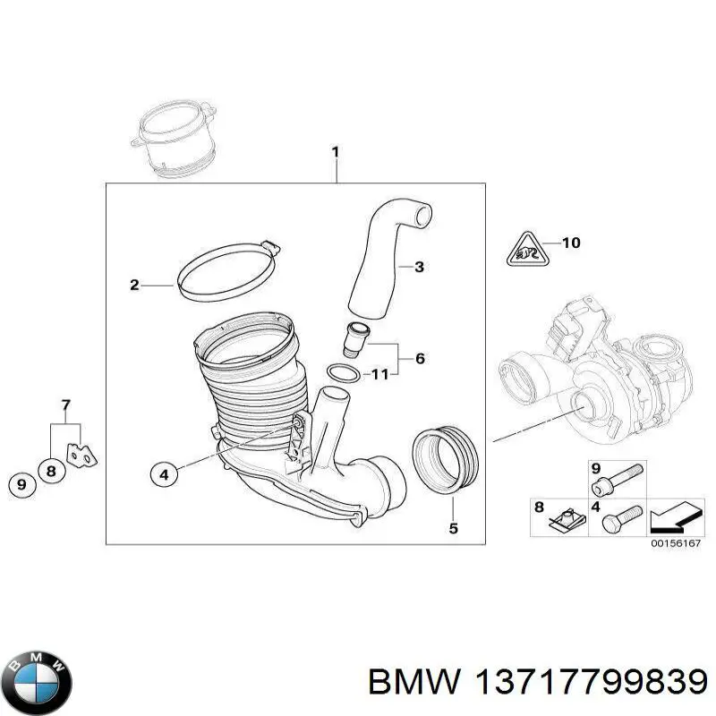 Comprar 13717799839 BMW Junta del medidor de flujo al filtro de aire