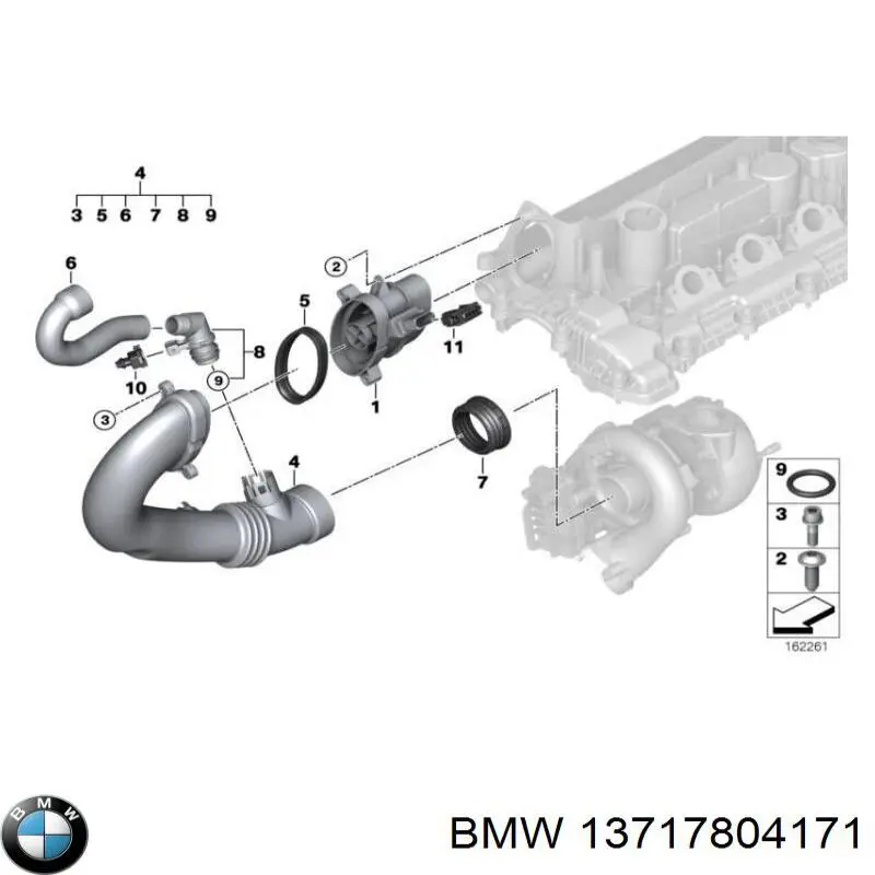 13717804171 BMW bomba de agua