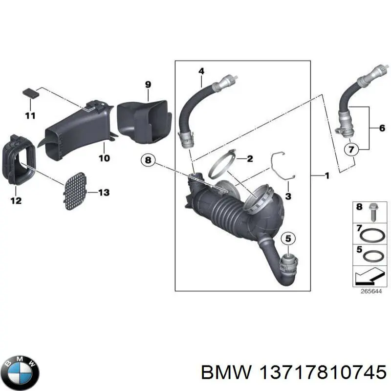  BMW 13717810745 precio, desde 101,64 EUR