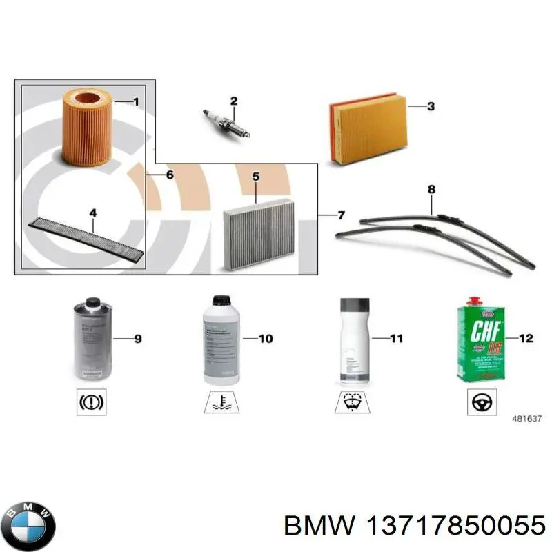 Comprar 13717850055 BMW Filtro de aire