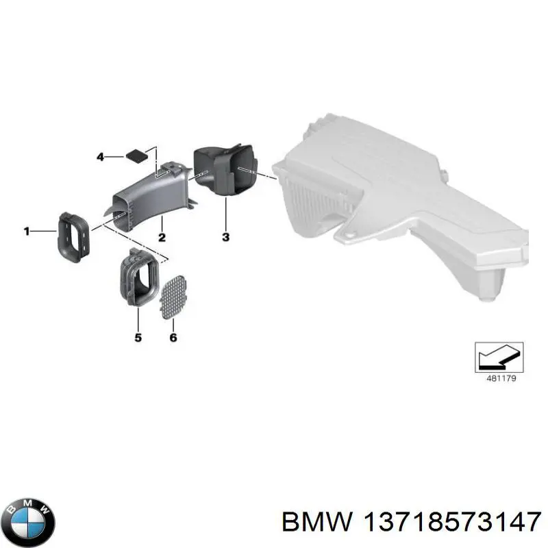 Comprar 13718573147 BMW Abrazadera de tubo de escape trasera