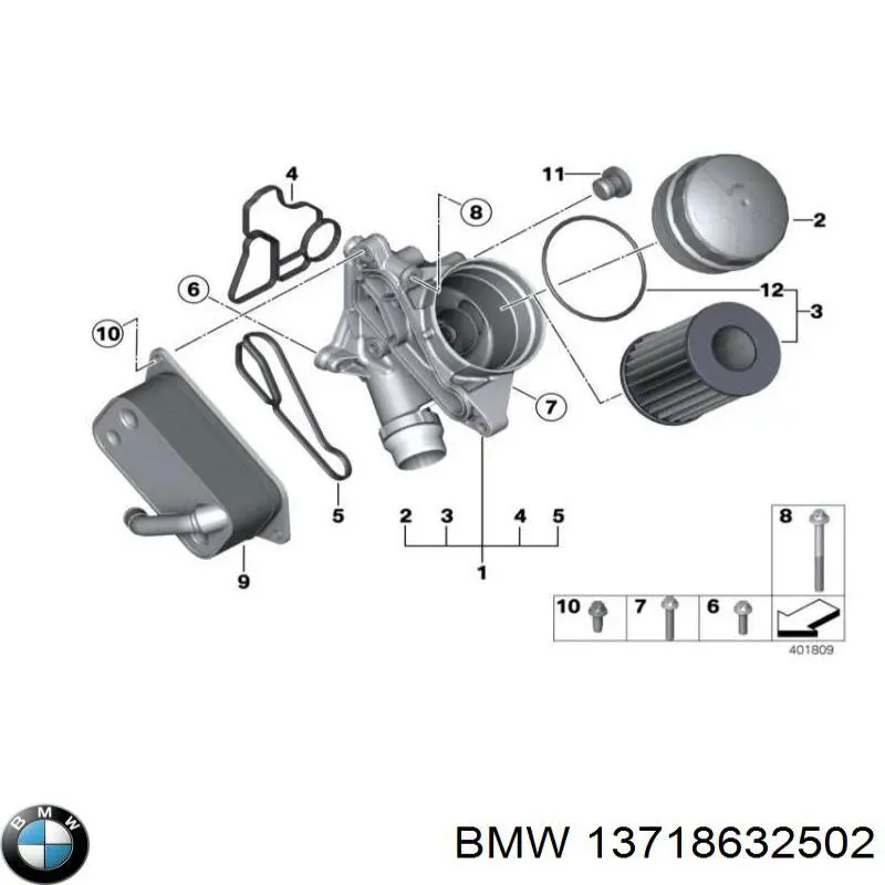 Comprar 13718632502 BMW Filtro de aire