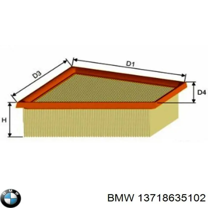 Comprar 13718635102 BMW Filtro de aire