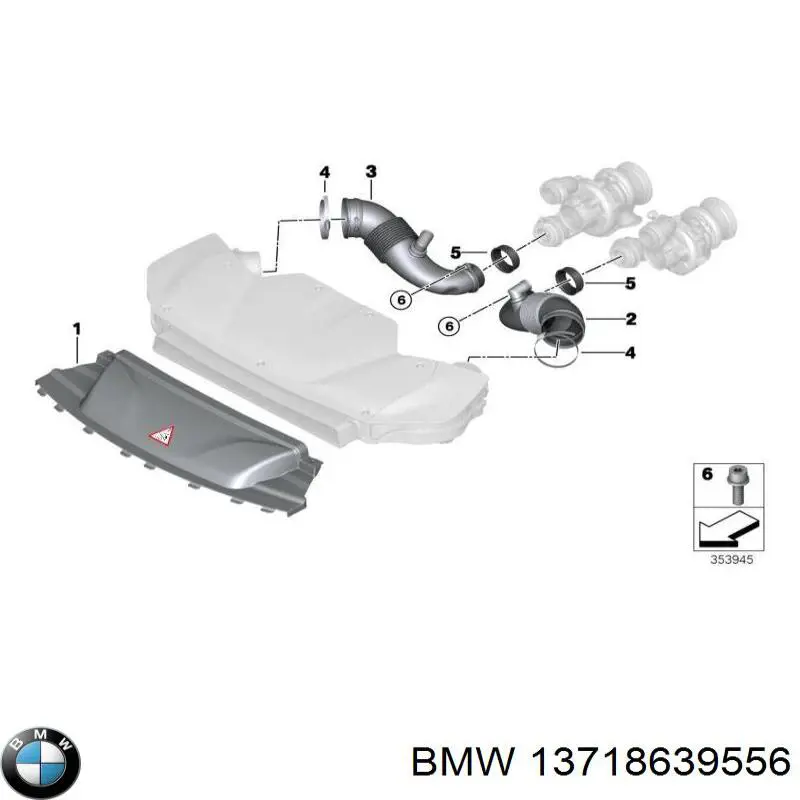 Junta de turbocompresor de admisión BMW 13718639556 precio, desde 38,53 EUR