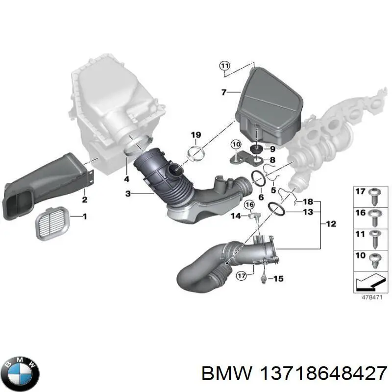  BMW 13718648427 precio, desde 9,14 EUR