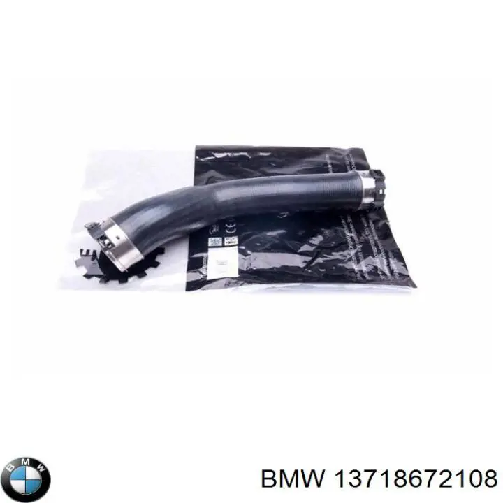 13718672108 BMW tubo flexible de aire de sobrealimentación derecho