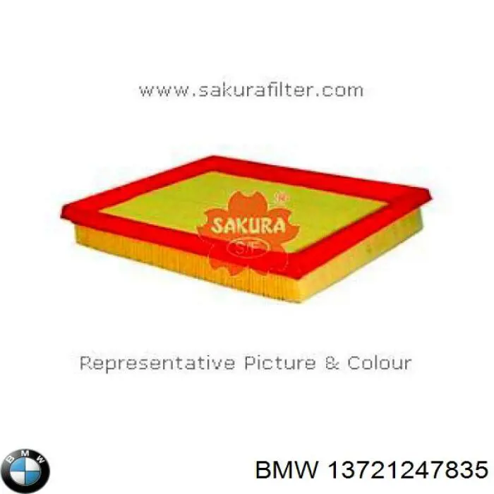 El filtro de aire BMW 13721247835 precio, desde 7,60 EUR