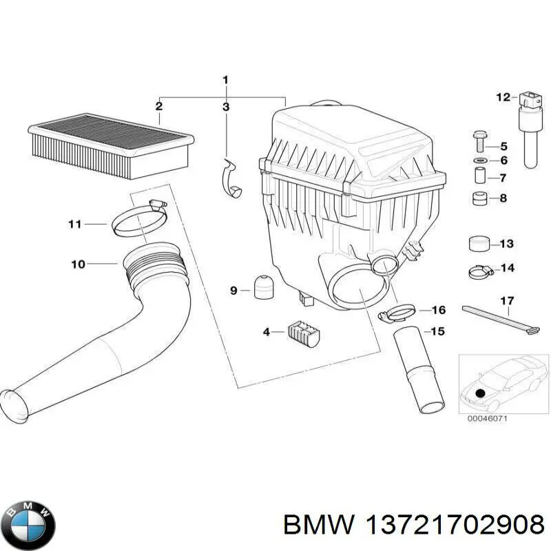 Comprar 13721702908 BMW Filtro de aire