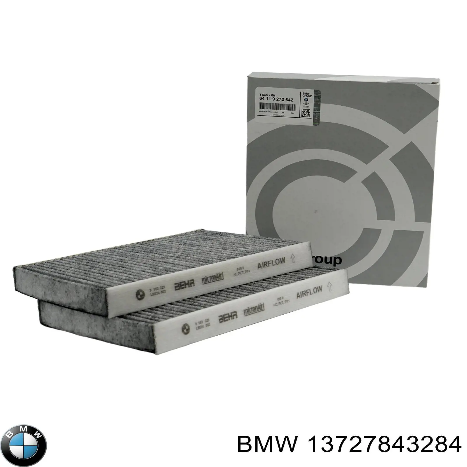 13727843284 BMW Filtro de aire de motor