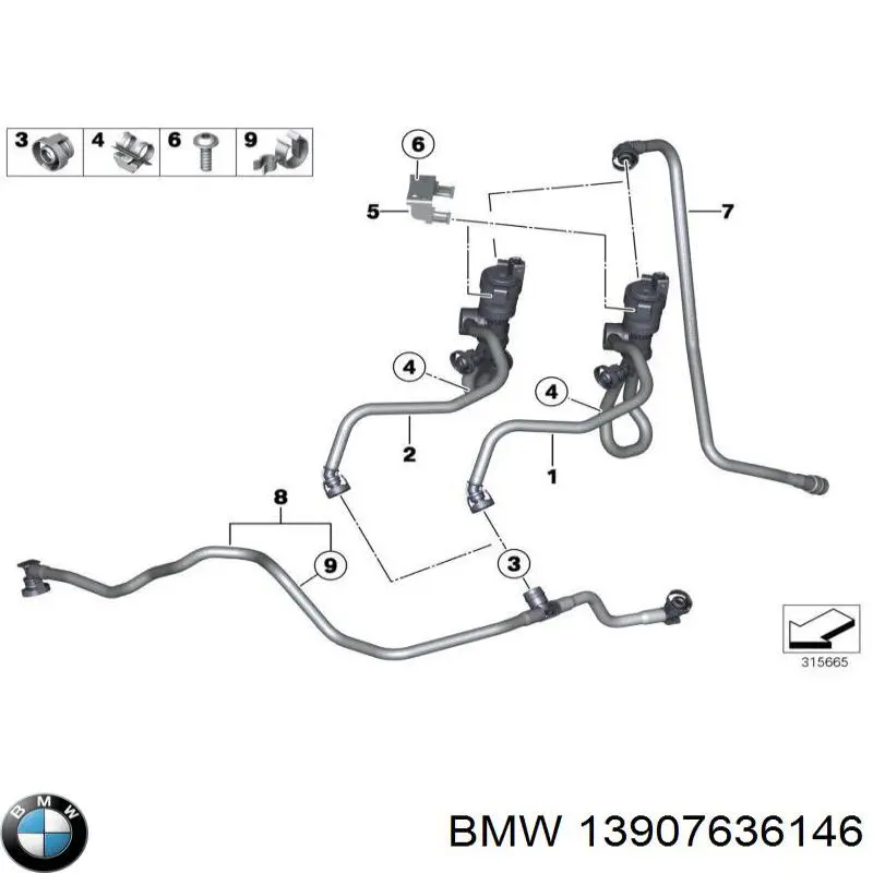 Comprar 13907636146 BMW 