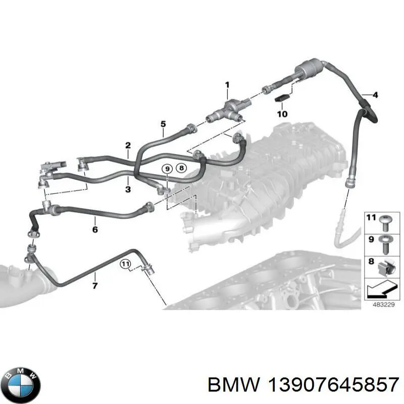  BMW 13907645857 precio, desde 44,12 EUR