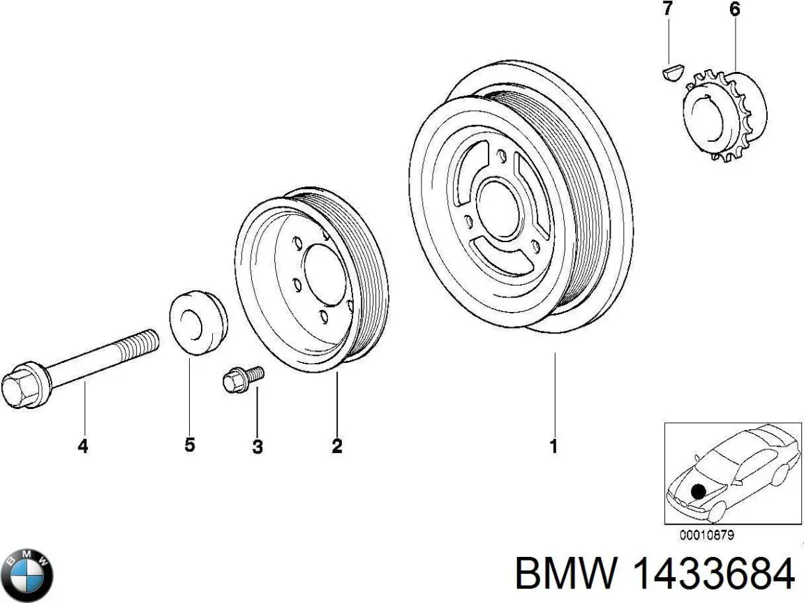 11281433684 BMW Dámper
