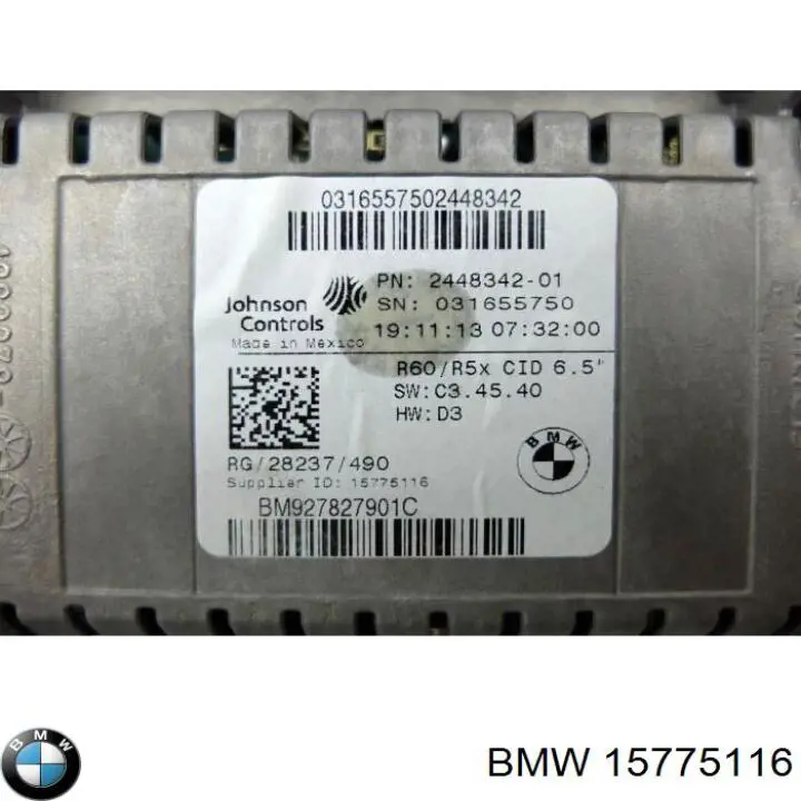 Pantalla multifunción BMW 15775116 precio, desde 272,98 EUR