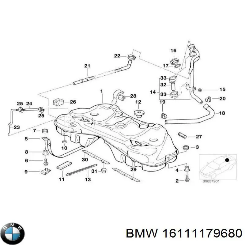  16111179680 BMW