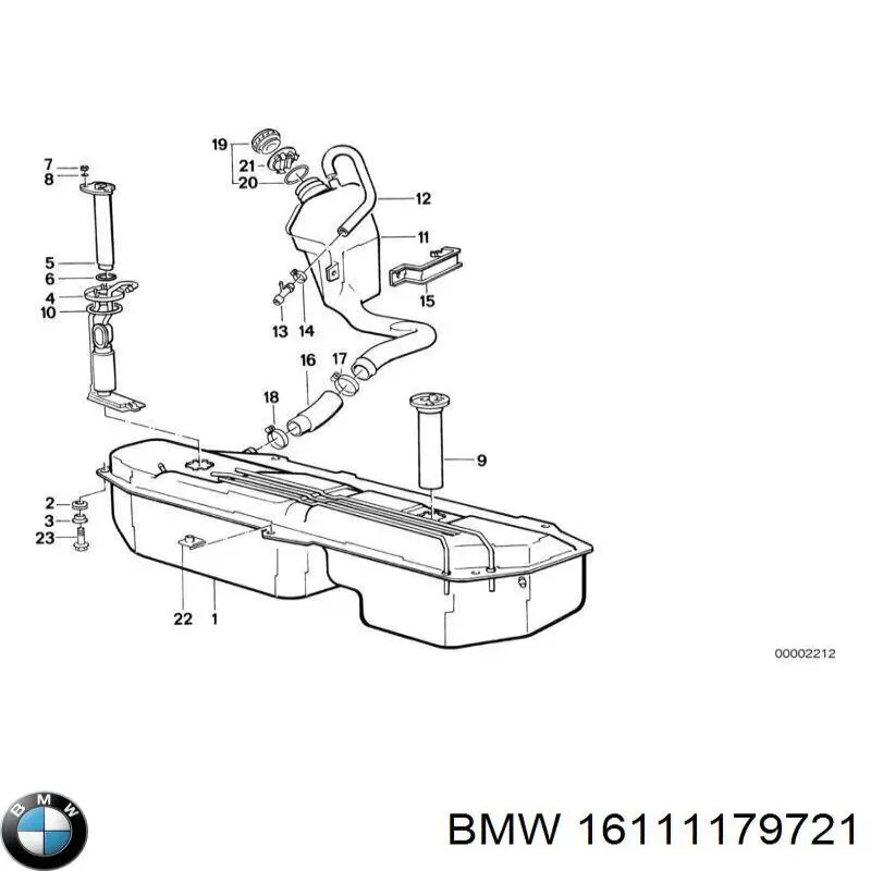 Depósito de gasolina BMW 16111179721 precio, desde 341,79 EUR