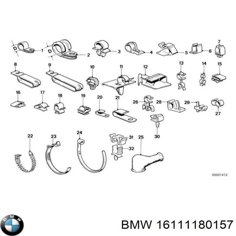  BMW 16111180157 precio, desde 17,89 EUR