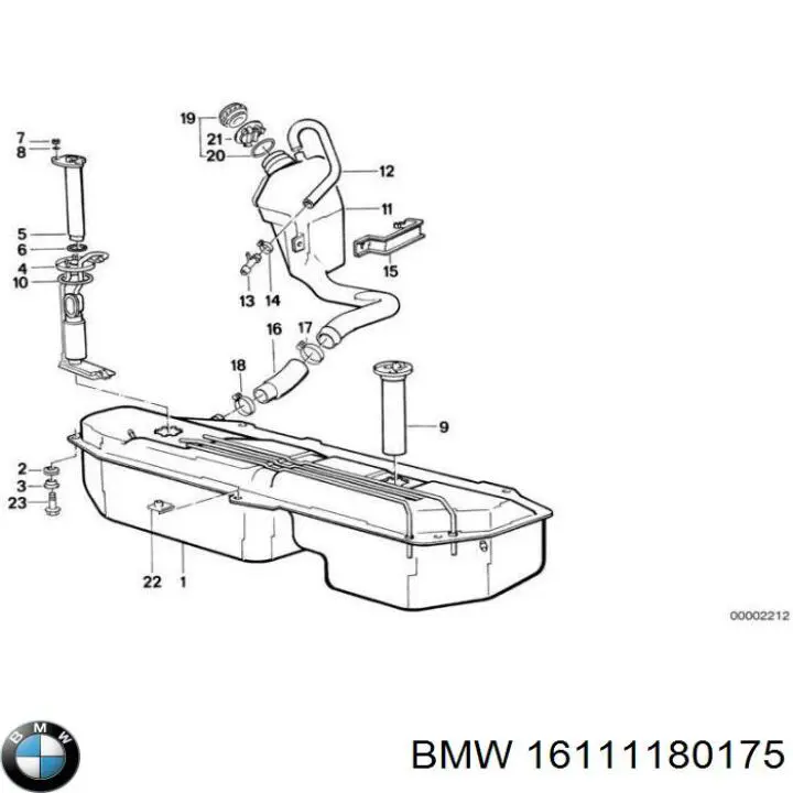 Depósito de gasolina BMW 16111180175 precio, desde 341,79 EUR
