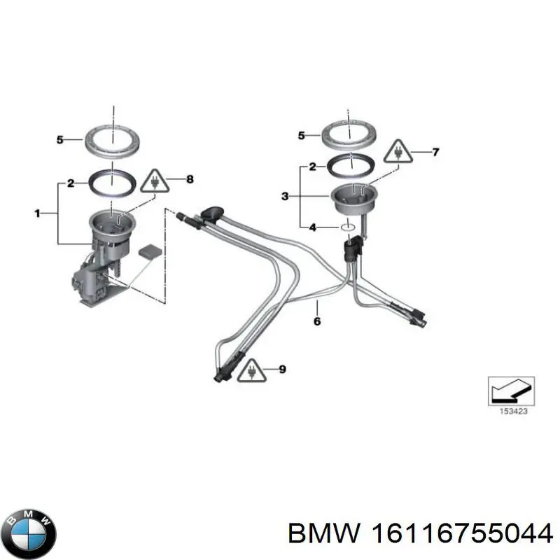 Comprar 16116755044 BMW Unidad de alimentación de combustible