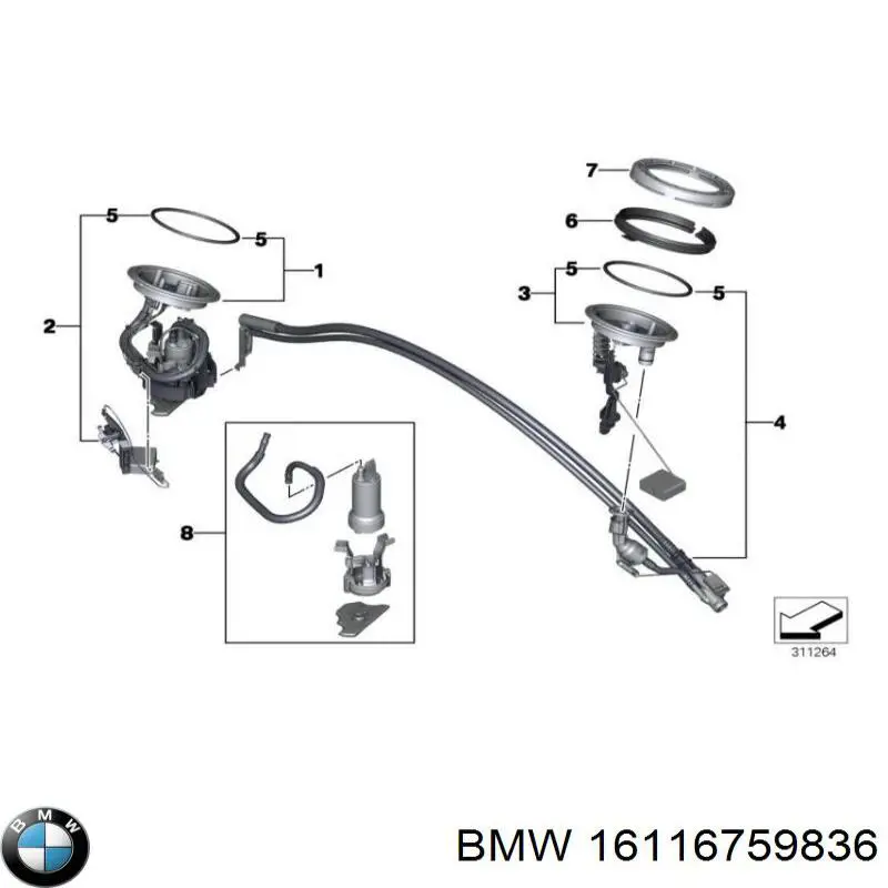 Comprar Unidad de alimentación de combustible BMW 7  E65, E66, E67