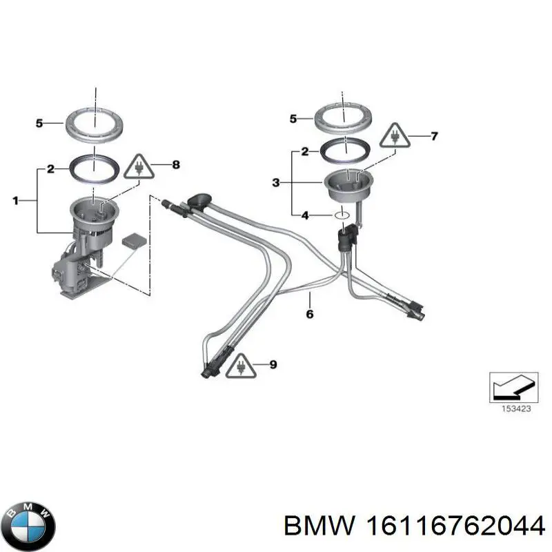 Sensor de nivel de combustible para BMW X5 (E53)