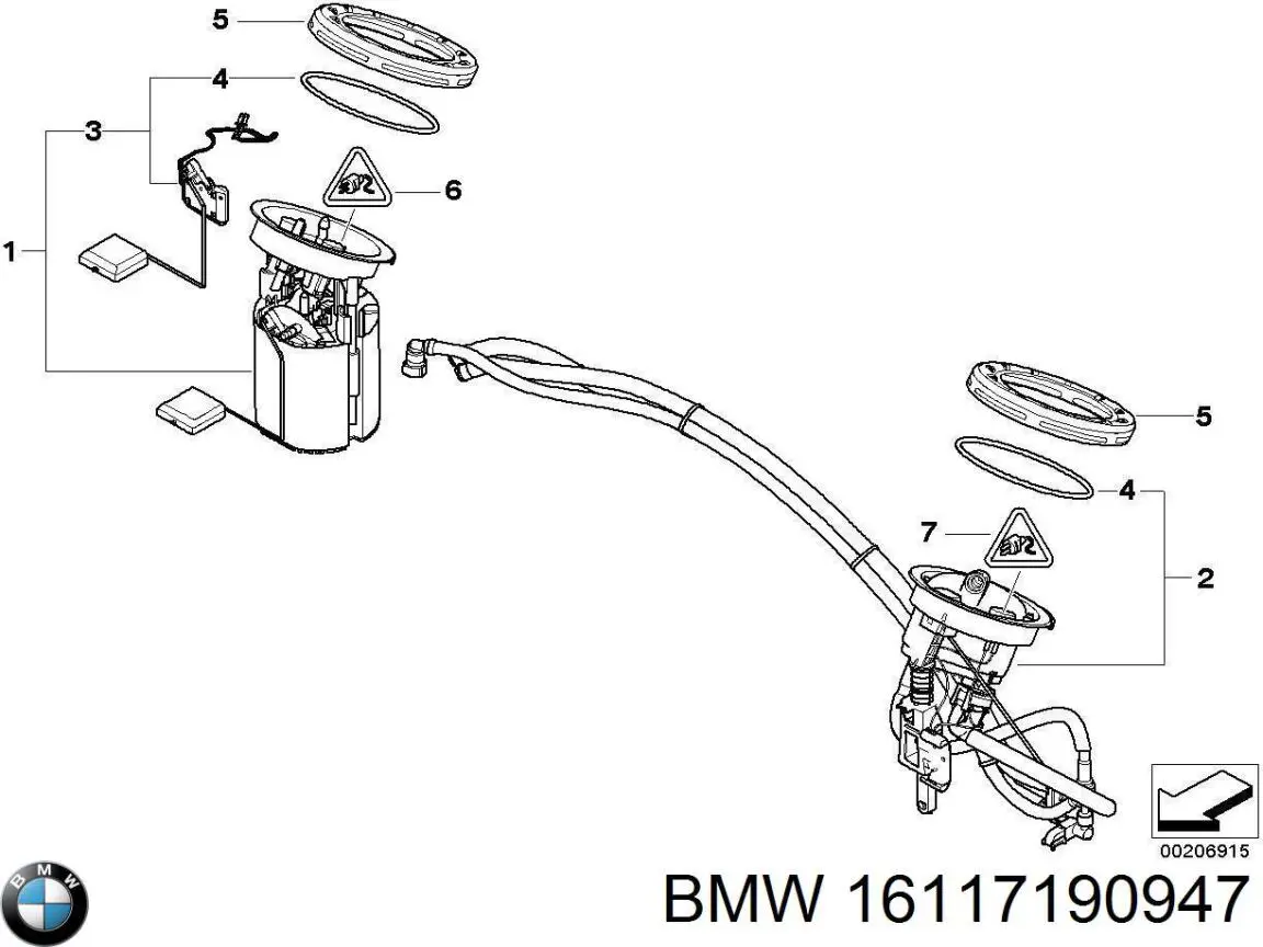 Comprar 16117190947 BMW Sensor de nivel de combustible