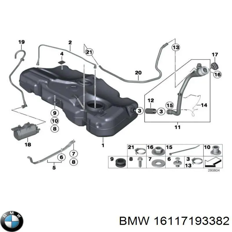 Tapa de depósito de combustible Mini Cooper hatchback (R50, R53) (2001 - 2006) precio, desde 53,72 EUR