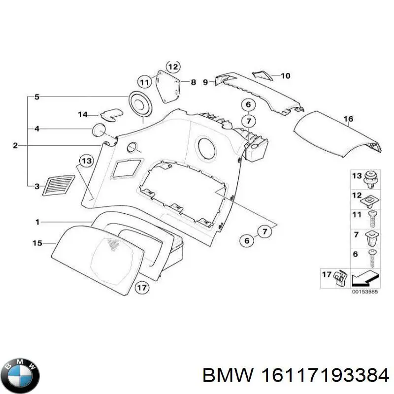 Tapa de depósito de combustible BMW 16117193384 precio, desde 84,28 EUR