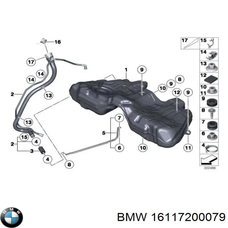 Depósito de gasolina BMW 5 sedán (E60) (2003 - 2009) precio, desde 1329,37 EUR