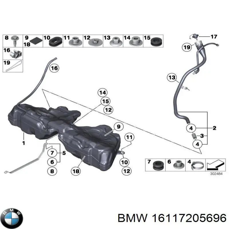 Boca de llenado del depósito de combustible BMW 16117205699 precio, desde 70,89 EUR