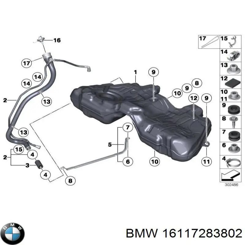 Depósito de gasolina BMW 3 sedán (E90) (2004 - 2013) precio, desde 166,62 EUR