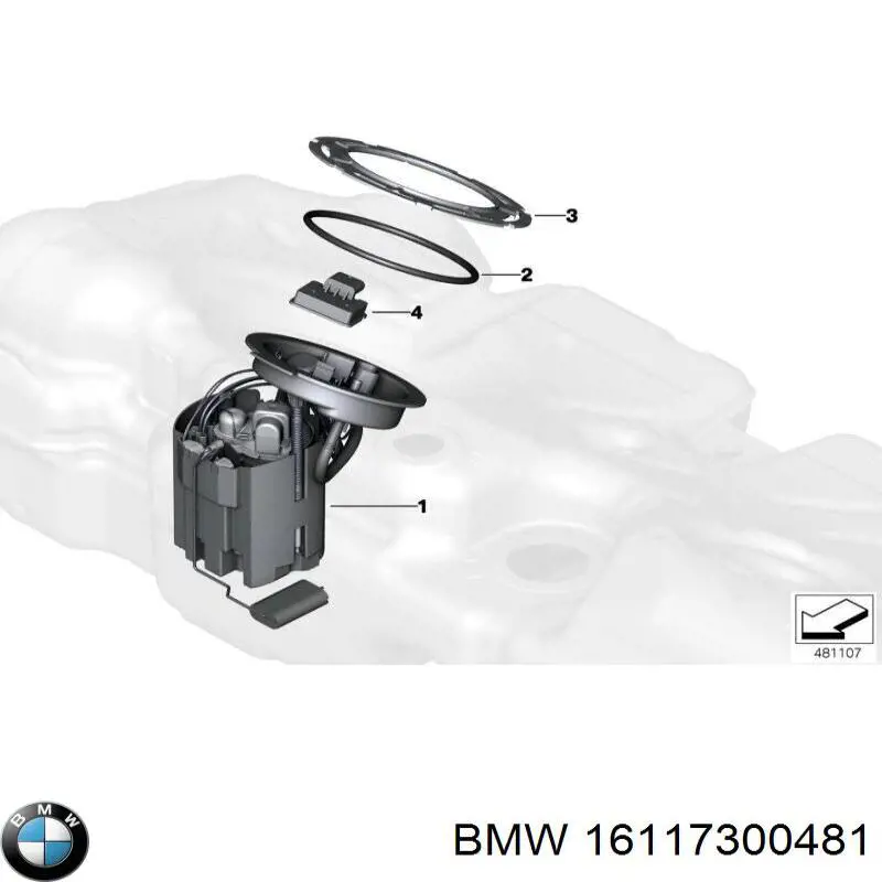Módulo alimentación de combustible  BMW 16117474992 precio, desde 242,96 EUR