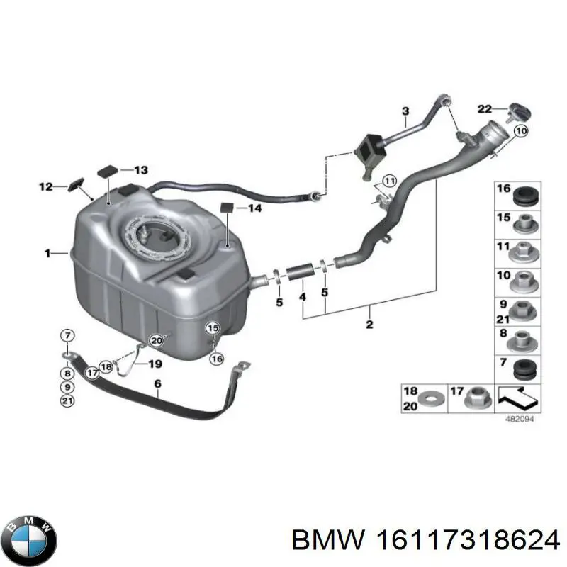 16117318624 BMW